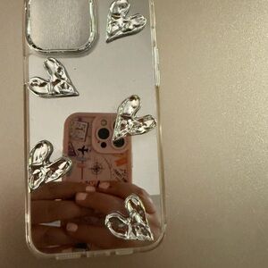 Clear Heart Design iPhone 13 Pro Max Case